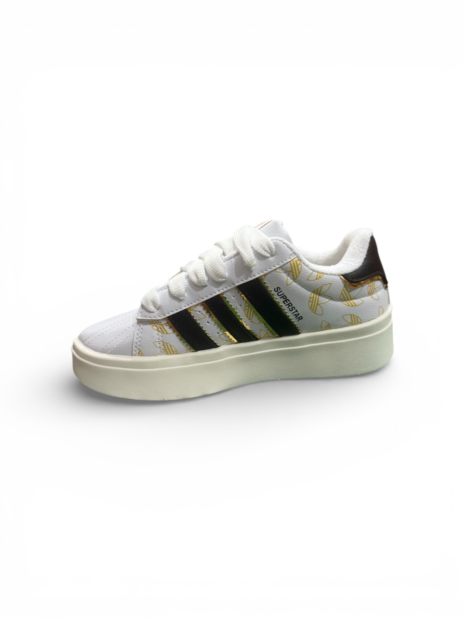 ADIDAS SUPERSTAR ( PRETO / BRANCO / DOURADO)